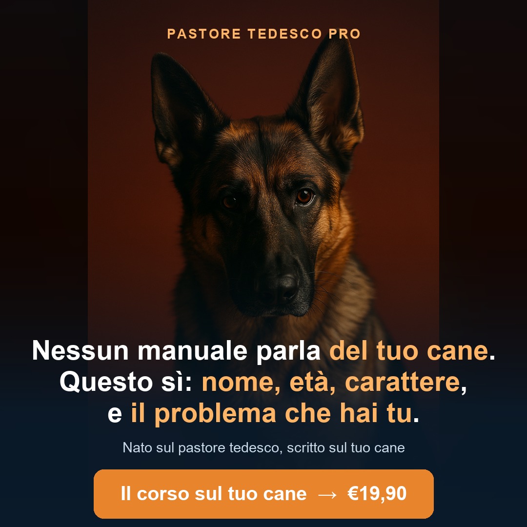 Il corso sul tuo cane — Pastore Tedesco Pro